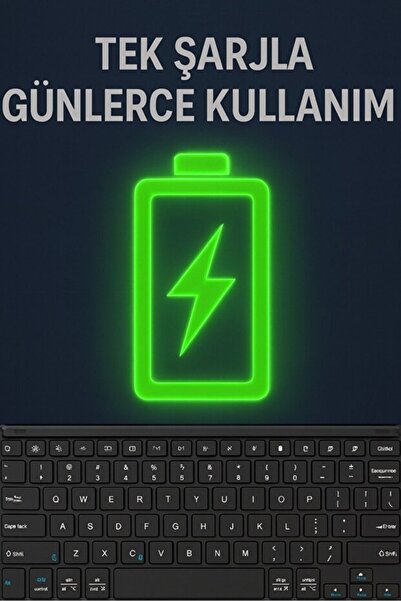 Zineets Kablosuz Şarjlı Bluetooth Klavye Mouse Touchpadli Seti Ve Bluetooth Kulaklık