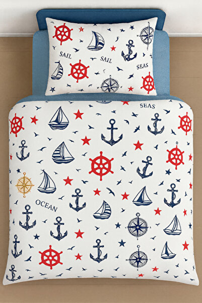 sehra Pillowcase 70% Cotton Mold Rose Flower Geometric Car Nautical Star Children Patterned
