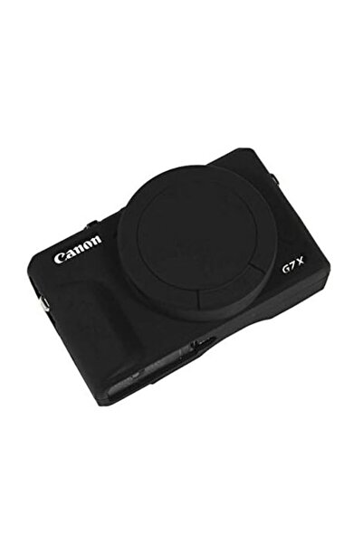 Canon Powershot G7X Mark III Uyumlu Silikon Kılıf, Yumuşak Koruyucu Kamera Kılıfı