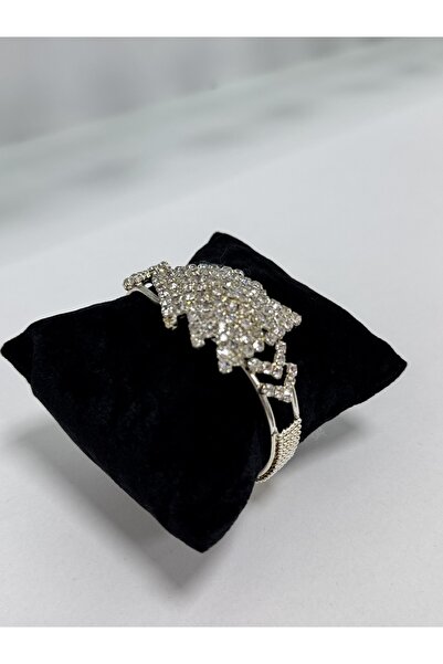VLDORO Doro Stone Leaf Shaped Cuff Bracelet