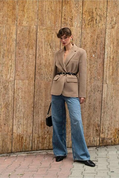 cemo Premium Kalite Tay Tüyü Blazer