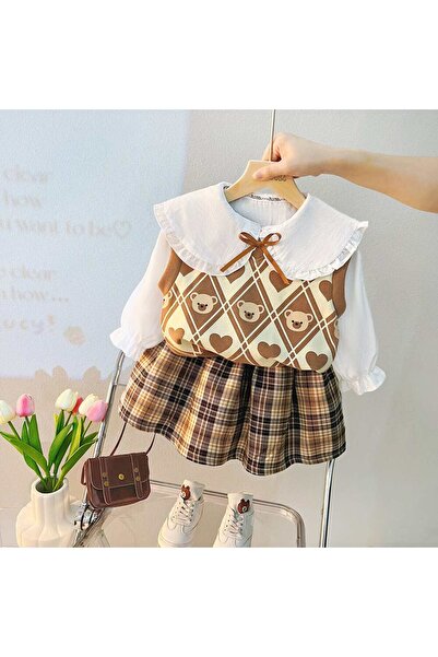 OEM Екип от 3 части за момичета, изработен от памук LARA