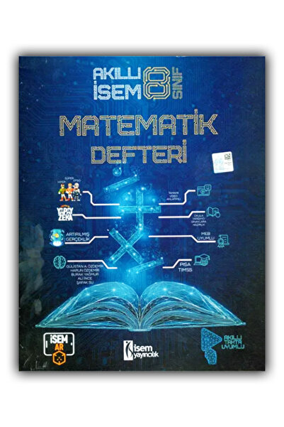 3K YAYIN İsem Yayınları 8. Sınıf Akıllı İsem Matematik Defteri