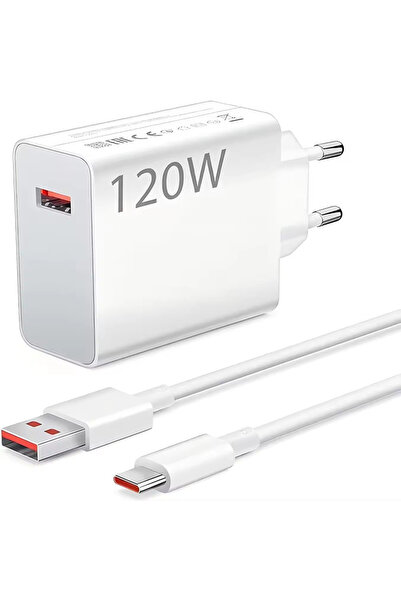 genernic محول شحن سريع Shopi 120 واط مع كابل Type-C متوافق مع Mi 12 Pro وRedm...