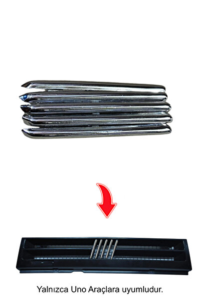 MEFAUTO Fiat Uno Uyumlu Ön Panjur Arması Krom