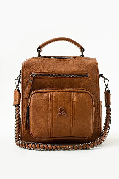 Teal Collection Women's Leather Backpack