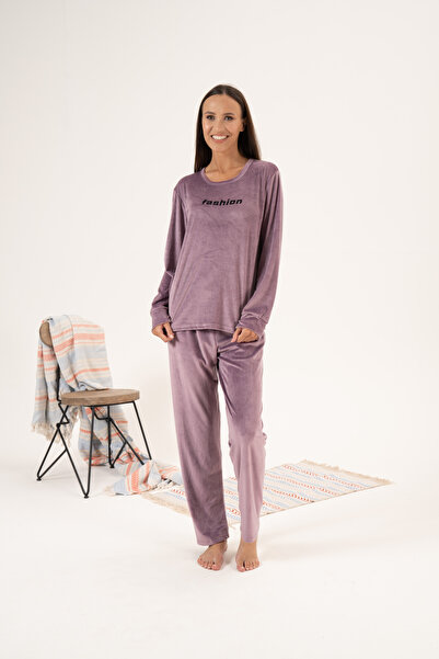 Estiva SET DE PIJAMĂ IMPRIMATĂ DE CATIFEA