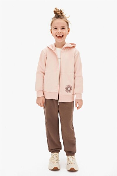 nk kids Girl's Tracksuit Set Powder-Brown 19501