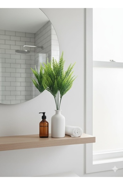 YASİMA eğrelti otu 37 cm 5 dallı ev vazo dekor yapay bitki aranjman