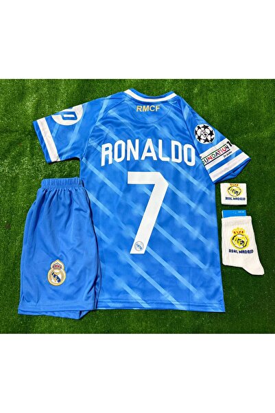 Alaturka Mix 2026 Real Madrid RONALDO Yeni Sezon Alternatif Mavi Çocuk formas...