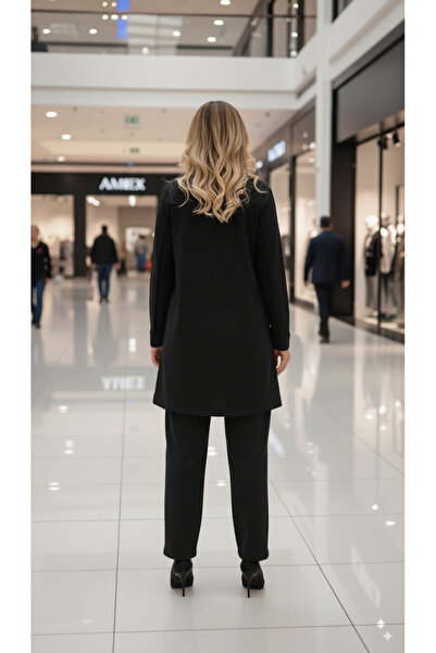 MOOR BUTİK Moor Imported Stone Accessory Suit with Pants