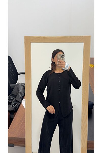 MA ananas Cardigan din tricot cu talie distinctă