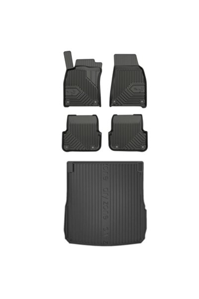 FroGum Set 5 covorașe auto pentru Audi A6 C6, 2004-2011, Frogum, negru