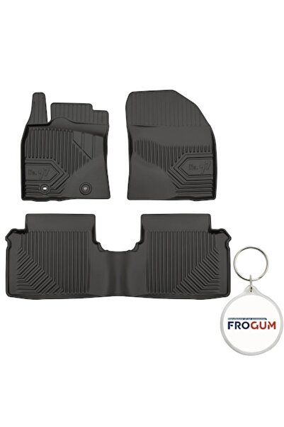 FroGum Set 3 covorașe auto din cauciuc tip Premium 3D pentru Toyota Avensis III Combi, an 01.2009 - 08.2018, cu...