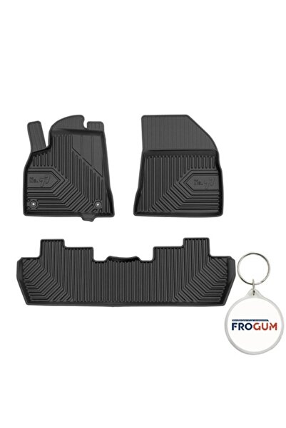 FroGum Set 3 covorașe auto din cauciuc tip tavă Premium 3D pentru Peugeot 5008 I SUV, an fabricație 05.2009 - 06.201