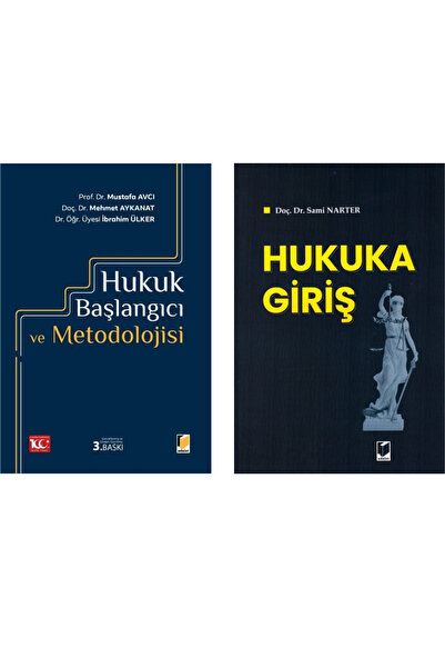 Adalet Yayınevi Hukuka Giriş+Hukuk Başlangıcı ve Metodolojisi/ÖZEL BASKILI KR...