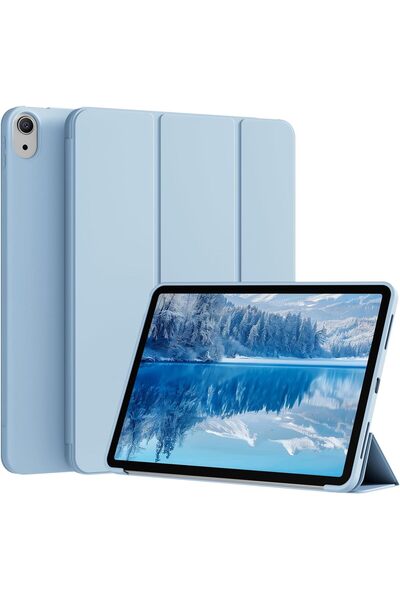 HYX حافظة لجهاز iPad الجيل الحادي عشر A16 2025/الجيل العاشر 10.9 بوصة 2022، حامل ثلاثي الطي، غطاء ناعم من البولي يوريثان الحراري