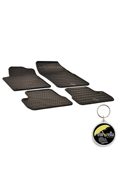 Umbrella Set 4 covorașe auto din cauciuc Urban Line pentru Citroen DS3 (2010-2019) cu breloc