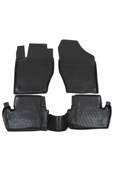 Citroen Covorase din cauciuc tip tavita Premium, C4, hatchback, 2010-2018, 4 ...