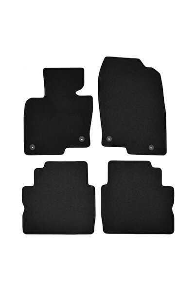 J&J automotive Set covorase din velur Premium negru, MAZDA CX5, 2017-, 4 buc