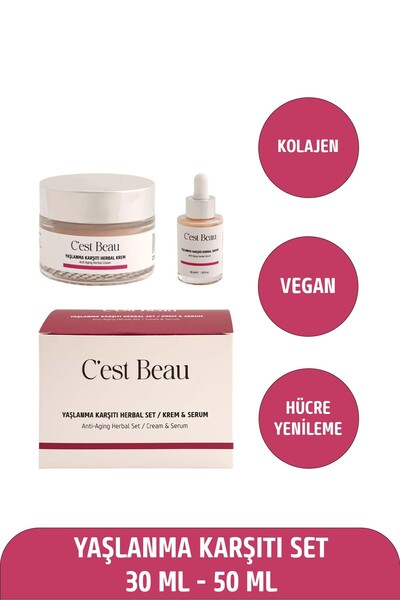 yaşlanma karşıtı herbal set