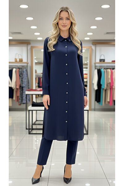 Nihan KUŞGÖZLÜ AKSESUARLI UZUN TUNİK