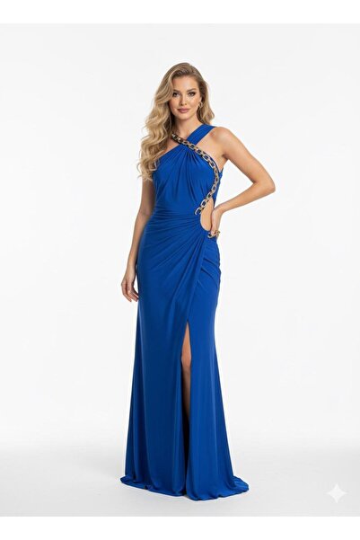ALCHERA Chain Patterned Evening Dress