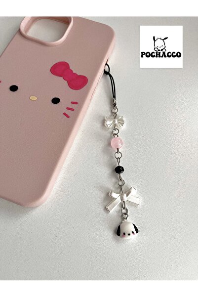 bohemian takı tasarim Pochacco Coquette Telefon Charmı Telefon İpi