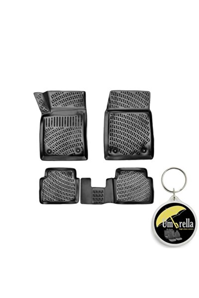 Umbrella Set 4 covorașe din cauciuc Premium Line 3D pentru OPEL VECTRA C 2002-2008