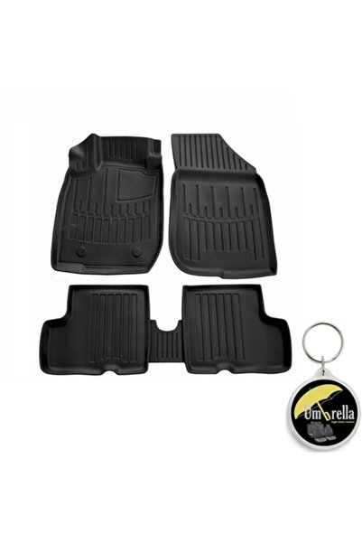 Umbrella Covorașe auto din cauciuc G.Modern Line 3D pentru Dacia Duster 2WD (2010-2015) cu breloc