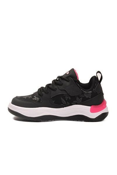 WALKWAY 1990 F Black-Fuchsia Seasonal Children's Sports Shoes