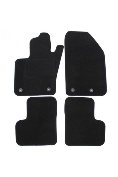 J&J automotive Set covorase din velur, Fiat 500X/ Jeep Renegade, 2014-, 4 buc