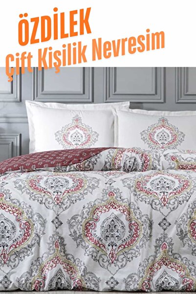 Özdilek %100 Pamuklu Çift Kişilik Nevresim Takımı (4 Parça) Sınırlı Stok