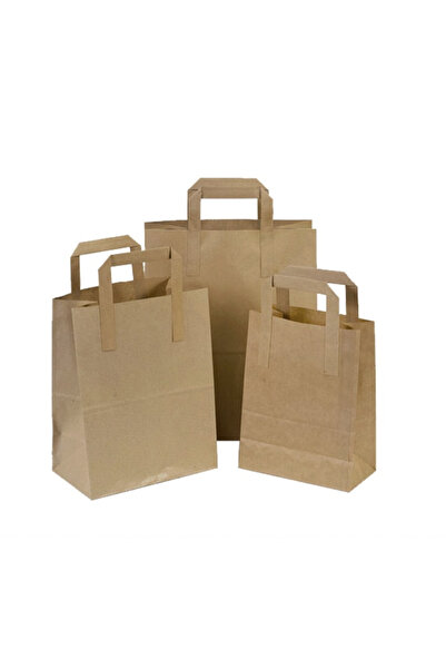 Poros Store Kraft Torba Poşet 26x14x30 cm 1 adet