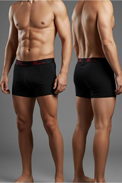 Rowar Men's Lycra Bamboo Boxer 6-Piece Economical Pack – Breathable Natural Fabric Comfortable Underwear