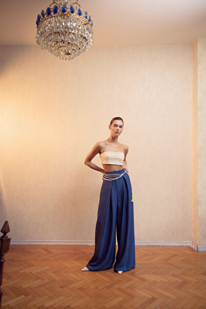 LAMODEMAPASS BALI Dökümlü Pantolon