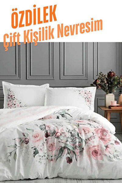 Özdilek %100 Pamuklu Çift Kişilik Nevresim Takımı (4 Parça) Sınırlı Stok