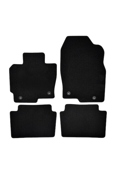 J&J automotive Set covorase din velur Premium negru, MAZDA CX5, 2012-2016, 4 buc