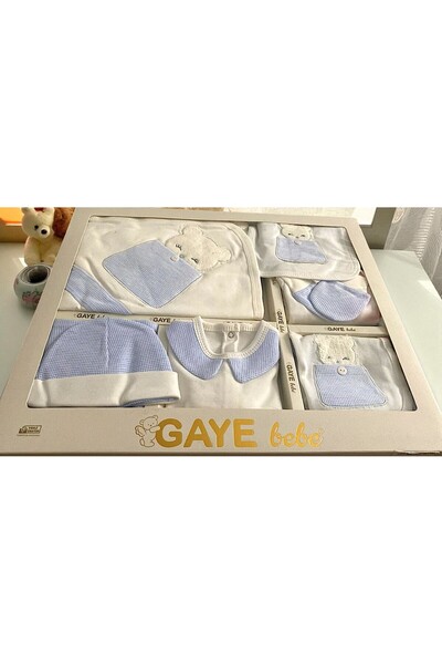 MİLAYS LİFE HOME COLLECTİON Unisex 0-3 Months Babies Organic Cotton Bear with...