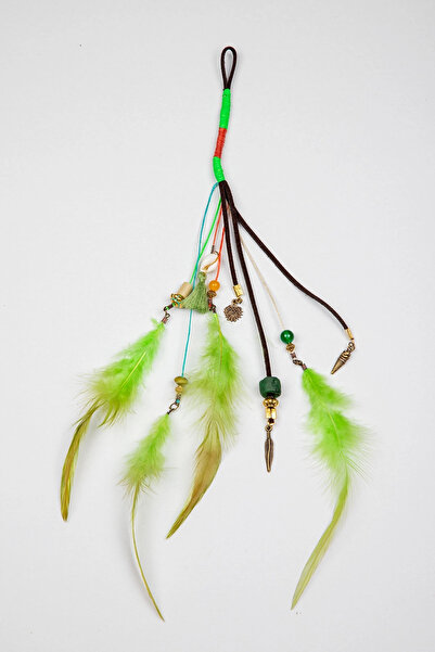 Lila Rosa حبل شعر ريش الطيور الأصلي