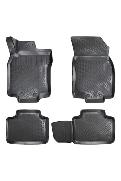 Umbrella Set covorașe auto din cauciuc pentru Renault Koleos II 2016-, 4 bucăți