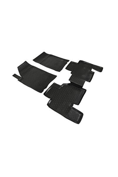 Ssangyong Rubber Tray-Type Floor Mats, Premium, Actyon Sports, 2012-2018, 4 Pieces