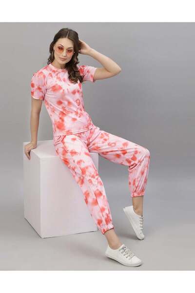 iza Orange and White Dye Co-Ords Set