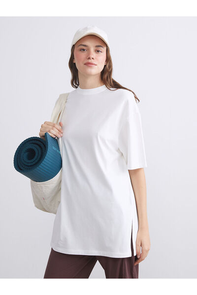 LC Waikiki Γυναικείο μπλουζάκι Özmarka New Season με λαιμόκοψη ποδηλάτου