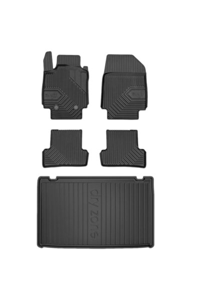 FroGum Set covorașe auto, Frogum, cauciuc, Renault Clio 3 05, negru