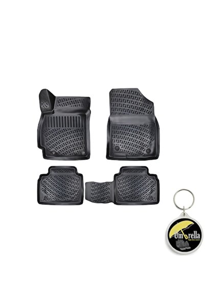 Umbrella Set 4 covorașe auto din cauciuc tip Premium Line 3D pentru HYUNDAI E...