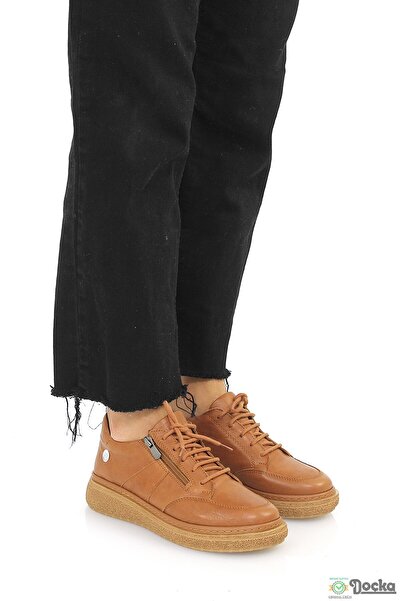 Mammamia Kadın Spor Tarz Ortopedik Hakiki Deri Günlük Ayakkabı M26/KA145