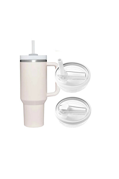 Stanley Quencher 1.18 LT 40 Oz Termos Aksesuar Seti – Pipet, Kapak, Temizlik Fırçası, Figür ve Tabanlık