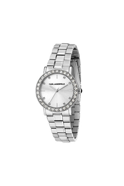 Karl Lagerfeld Γυναικείο Ρολόι R0553100511 Ασημί