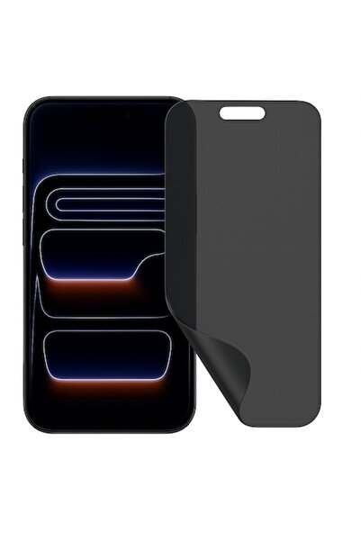 isag Folie din silicon pentru iPhone 17 Pro Max, Hydrogel TPU, Privacy, acope...